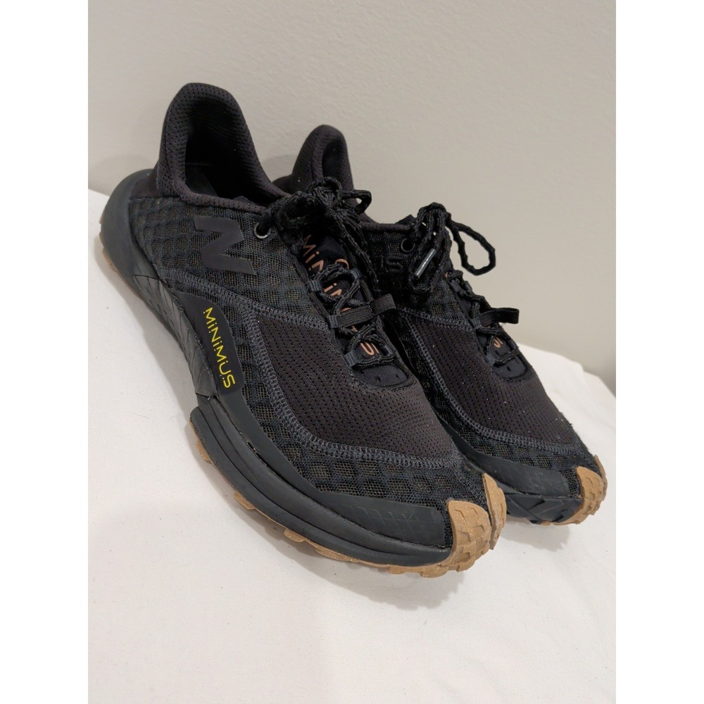 New Balance Minimus Trail Mens Sneakers Black MT10LK Size 10.5